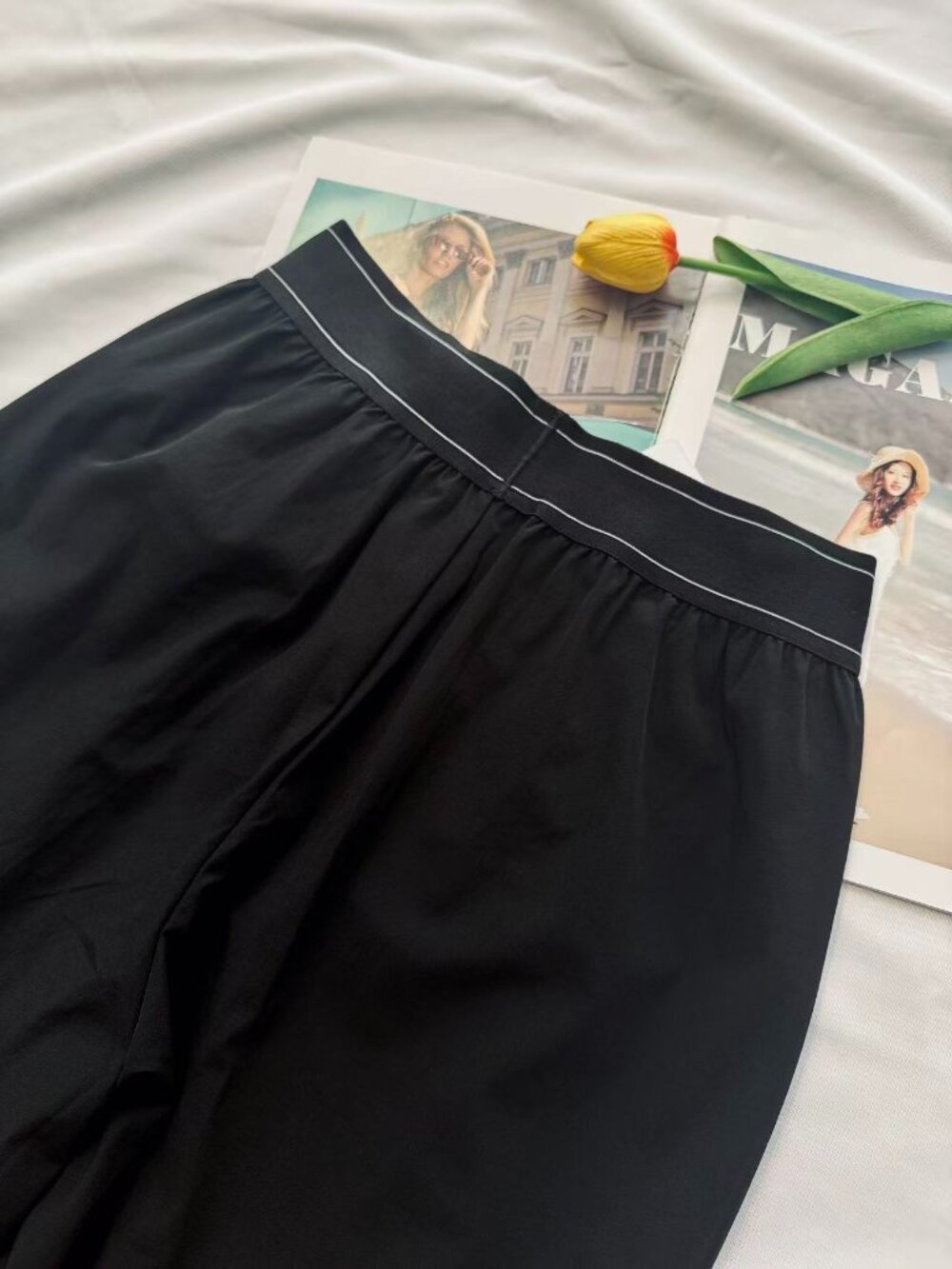 ALO Yoga🤗💕Black Straight-leg Suit Up Trouser, Brand New Regular 30" - Picture 5 of 7